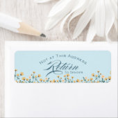 Spring Floral Terug naar Sender Label (Insitu)