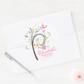 Spring Floral Tree Vrijgezellenfeest Sticker (Envelop)