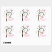 Spring Floral Tree Vrijgezellenfeest Sticker (Vel)