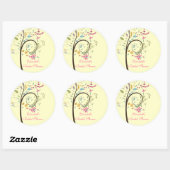 Spring Floral Tree Vrijgezellenfeest Sticker (Vel)