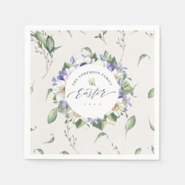 Spring Floral Waterverf Pasen Napkins Servet
