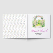Spring Floral Wedding Arch Gastenboek (Volledig)