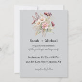 Spring Floral Wedding Invitation (Devant)