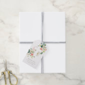 Spring Florals Dank u Label Cadeaulabel (Met Touw)