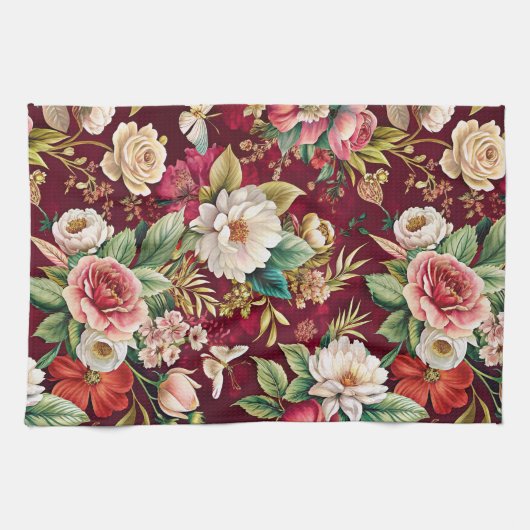 Spring Florals Theedoek (Horizontaal)