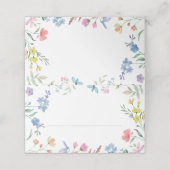 Spring Florals Trouwplaats Kaarten (Buitenkant ongevouwen)