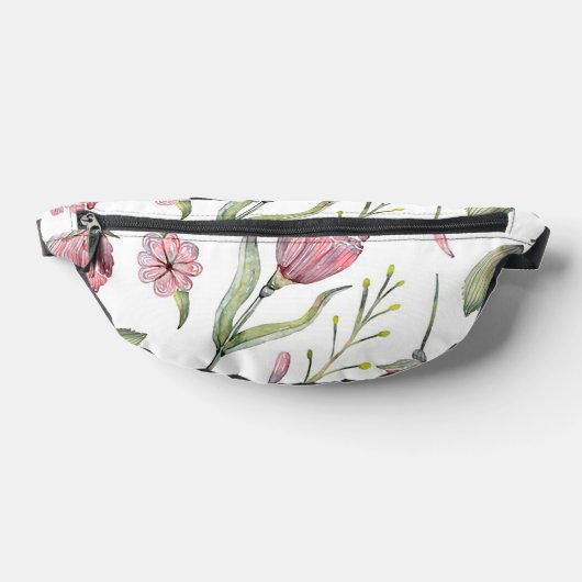 Spring Flower 2-zijdige print Fanny-Pack Heuptasje (Liggend)