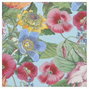Spring Flower Garden Pattern Stof