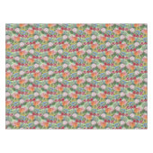 Spring Flower Garden Pattern Tafelkleed (Voorkant (Horizontaal))