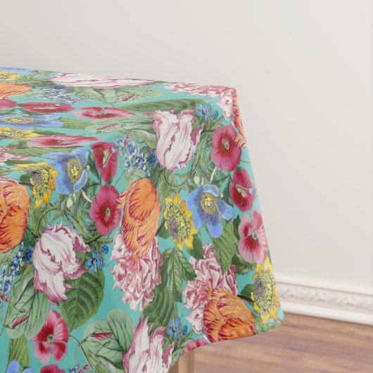 Spring Flower Garden Pattern Tafelkleed (Voorbeeld)
