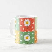 Spring Flower Pastel Cute Fun Koffiemok (Voorkant links)