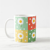 Spring Flower Pastel Cute Fun Koffiemok (Links)