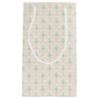 Spring flower pattern small gift bag klein cadeauzakje