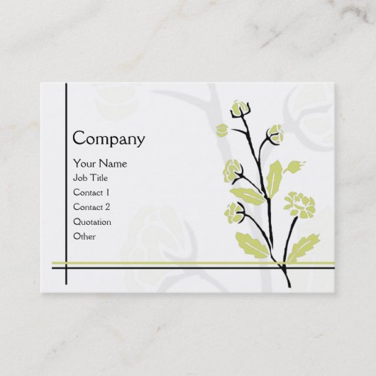 Spring FLower Visitekaartje (Voorkant)