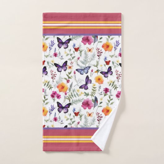 Spring Flowers (Serviette à main)