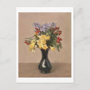 Spring Flowers, 1869 (olie op canvas) Briefkaart