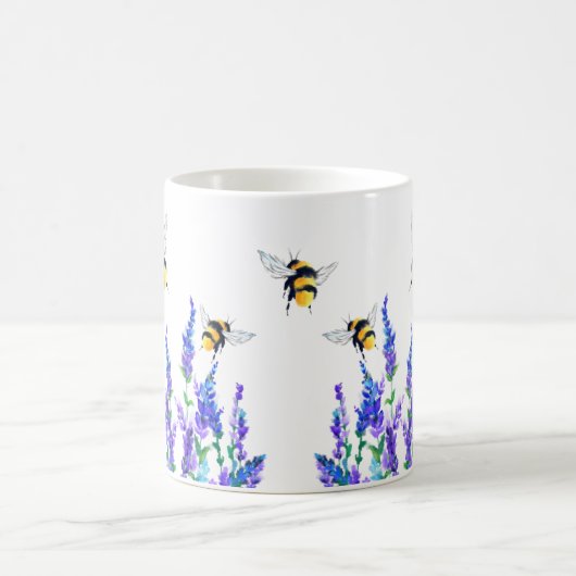 Spring Flowers and Bees Coffee Mok (Center)