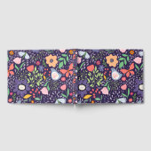 Spring Flowers and Birds Pattern Gastenboek (Volledig)