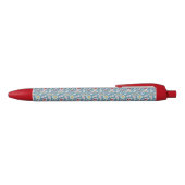 Spring Flowers and Ladybug Pattern Zwarte Inkt Pen (Bovenkant)