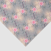 Spring Flowers Blossom roze Waterverf Tissuepapier (Detail)