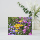 Spring flowers briefkaart (Staand voorkant)