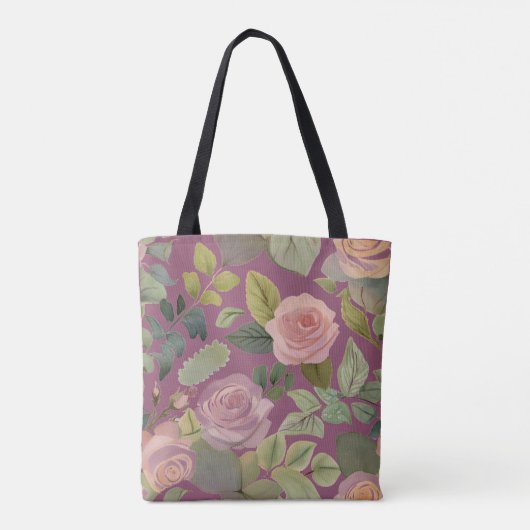 Spring Flowers Canvas tas (Achterkant)