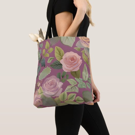 Spring Flowers Canvas tas (Dichtbij)