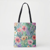 Spring Flowers Canvas tas (Voorkant)