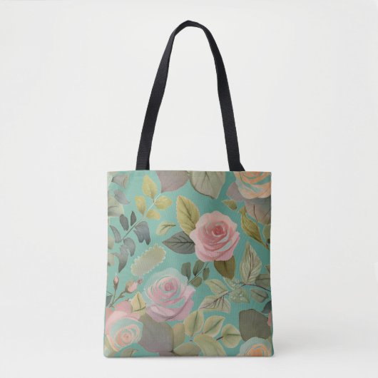 Spring Flowers Canvas tas (Voorkant)