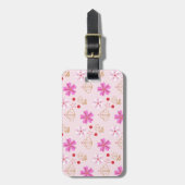 Spring Flowers Cherry Blossom Pink Blush Bagagelabel (Voorkant verticaal)