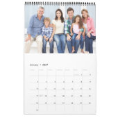 Spring Flowers Custom Foto Collage Yellow Kalender (Jan 2027)