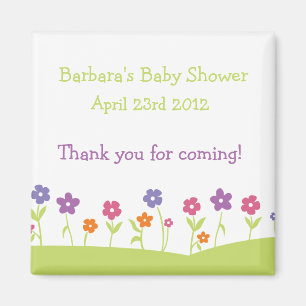 Spring Flowers Dankjewel Magnet - Meisje Magneet