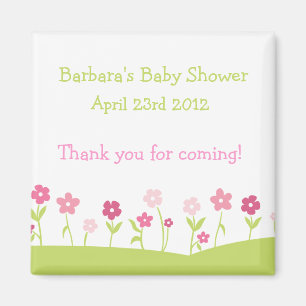 Spring Flowers Dankjewel Magnet - Meisje Magneet