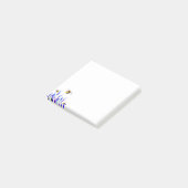 Spring Flowers en Bee Post het Opmerkingen Post-it® Notes (Schuin)