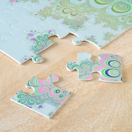 spring flowers fractal puzzel (Zijkant)