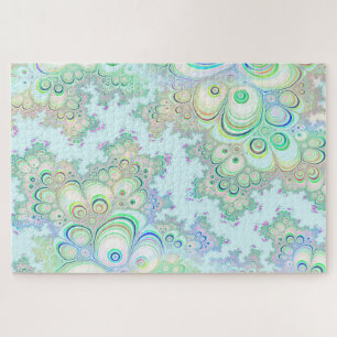 spring flowers fractal puzzel legpuzzel