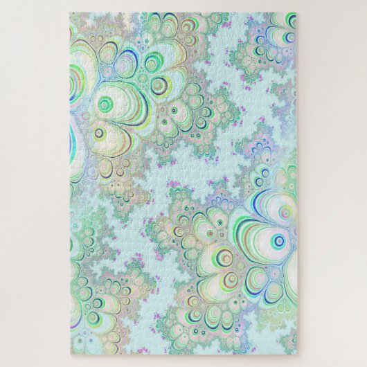 spring flowers fractal puzzel legpuzzel (Verticaal)