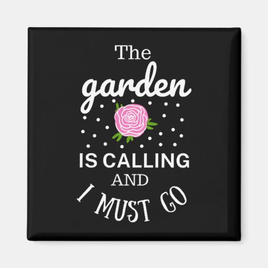 Spring Flowers Garden Magneet (Voorkant)