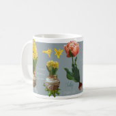 Spring flowers garden mug. koffiemok (Voorkant links)