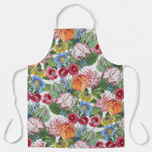 Spring Flowers Garden Schort (Voorkant)