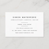 Spring Flowers Gardener Visitekaartje (Achterkant)