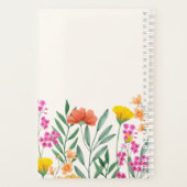 Spring Flowers Gepersonaliseerde Weekplanner Planner (Achterkant)