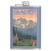 Spring Flowers - Glacier National Park, MT Heupfles (Voorkant)