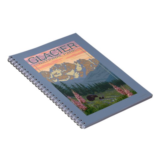 Spring Flowers - Glacier National Park, MT Notitieboek (Rechterzijde)