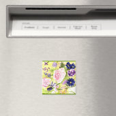 Spring Flowers Magnet Magneet (Insitu (Vaatwasser))