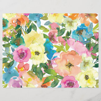 Spring Flowers Scrapbook