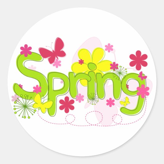 Spring Flowers Stickers (Voorkant)