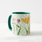 Spring Flowers stijl Retro Art Mok (Voorkant links)