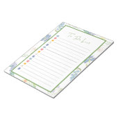 Spring Flowers to Do List Notitieblok (Schuin)