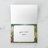 Spring Flowers Tulp narcissen Bedankkaart (Binnen)